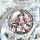 
Time agent vein Liu Xiao’s surrounding stars and brooch material birthday gift N3524 58mm laser broken glass