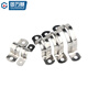 GUWANJI stainless steel U-shaped pipe clamp, riding pipe hoop bracket, pipe buckle, hose hoop, water pipe clamp buckle, 304 thin section, M20, 50 pcs/pack