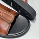 DIFANPU International Luxury Brand Herrenschuhe 2025 Neueste One-Slipper High-End-Freizeitschuhe modische atmungsaktive Sandalen Schwarz [Brand Gift Box] 40