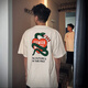 海迪洛日系蛇年human made爱心短袖T-shirt林俊杰男女情侣T恤春夏季 3937白色 S