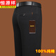 Hengyuanxiang pure cotton casual pants for men in summer thin trousers loose straight business men's pants middle-aged dad long pants new style 9853 Navy [Spring and Autumn Style] 29 2 feet 2