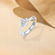 Saturday Fu PT950 platinum ring women's car flower four-claw platinum ring B0115479 No. 15, about 3.88g gift