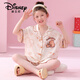 Disney Girls Pyjamas Summer Ice Silk mince Clain Card Costume Enfants Cartoon Cartoon Mignon moyen à la mode et grands enfants Vêtements à domicile G-6628 # Jiyikawa 170 Taille 20 [Hauteur 155-160cm]