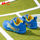 Huili children's football shoes professional men and girls training shoes wear-resistant non-slip teenager broken nails children's shoes 736T blue yellow 35