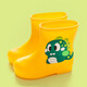 
Xinnan children's cute rain boots anti-slip resistance children's rain boots children's rubber shoes baby water shoes 2-7 years old cute cartoon overshoes yellow dinosaur children's rain boots size 16 (recommended foot length 15cm)