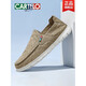 Katile Crocodile Canvas Shoes Men's Men's 2025 Новая летняя воздухопроницаемая повседневная мягкая подошва мужская обувь ленивая старая пекинская одежда