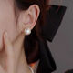 
Meipai 2025 pearl earrings for women French light luxury high-end niche design earrings SN1049SN4651 925 sterling silver needle 3mm 3 pairs