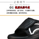 NOSSKISS国际奢侈品牌男鞋拖鞋高端男士一字拖舒适防滑沙滩拖时尚百搭凉拖 卡其【品牌礼盒】 40 (皮鞋码)