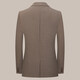 DVHNMK luxury brand men's suit suit men's business formal wedding dress British style retro high-end suit khaki color ready for delivery L (recommended 105-120 Jin Jin equals 0.5 kg) ready for delivery