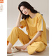 
Modal pajamas for women in summer 2025 new short-sleeved suit trousers all cotton can be worn on the outside thin cartoon home clothes Y9719 M (recommended 75-95Jin [Jin equals 0.5 kg])