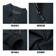 ROMON jacket men's autumn and winter business casual solid color stand collar executive jacket workplace commuting young and middle-aged assault men's clothing