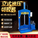 FHJQB vertical hydraulic glue cutting machine gantry hydraulic guillotine machine plastic film shearing machine rubber paper roll cutting machine 1000 customized models