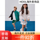 阿迪达斯 （adidas）休闲夹克外套男女大童儿童春夏轻运动KC8466 紫粉 110 CM 森林绿 110CM 均码