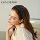 Evita Peroni fabric braided headband for women wide-brimmed white hair headband retro black high-end black