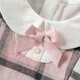 David Bella children's cotton dress girls plaid skirt baby girl western style preppy skirt
