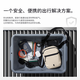 TomToc Crossbody Bag portátil de viaje portátil Mochila informal y liviana Bag de teléfono móvil Bag antirrobo Bag-On Bag T37 Negro 1.3L Viaje ligero