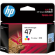 HP Original 47 Tintenpatrone Schwarze Farbe für 4825 4826 4828 4829 4877 4925 Drucker 47 Schwarz * 1 + 2 Farbe