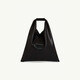 Maison Margielamm Classic Klassische kleine schwarze einfache und modische Pendlerdreieck-Tasche Bucket Tasche Offizielle Flaggschiff authentisch T8013 Schwarzklassic