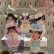 MU YUNYAO fan Chengcheng Cartoon Mute Shape Desktop Ornements Figure Pendants Unique Double-couche Design Fans incontournable 8