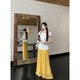 ZIPJBX Korean version slim and heavy industry embroidered hollow flower shirt top high waist slim and versatile wide-leg pants suit for women trousers 3291 S