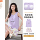 Modal pajamas for women in summer 2025 new vest set sleeveless with chest pad integrated cotton suspender large size for wear outside FY9855 M