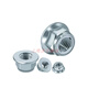 Yusenyi GB6187 All Metal Hexagonal Flange Lock Nut Locking Plate Type 8 Grade Galvanized Level 10 High Strength M5M8M10M6 Grade 8 M5 [50 pieces] No mark