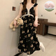 莫代尔睡衣带胸垫女夏季2025年新款睡裙纯棉公主吊带花边蕾丝性感中长裙 YZQ_9904#吊带裙爱心(带胸垫) 2XL XXL