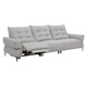 
Lezhibao LAZBOY leather sofa living room new electric function sofa zero wall retro sofa Bach 683 Big Bear White-2.77 meters-large-three-person right electric