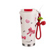 Diller Cherry Thermos Cup 316 Edelstahl Kaffeetasse Beliebtes Wasserbecher großer Kapazität Stroh Cup Cherry Bären Eis Reifenbecher 9221-1,2 l Diller Turtle Thermos Cup Cup