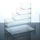 Yonghuan Other Storage Boxes Flat Length 40cm Width 15cm Square Dish Tray Transparent Acrylic Kitchen Rectangular Drawer 4877. Side U Transparent Basket - Medium Length 1 PT High Transparent