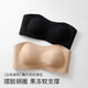Ropa interior sin tirantes sin tirantes sin tirantes yalu mei para mujeres con senos grandes que muestran pequeños senos para que se vean grandes e invisibles, sujetador no deslizante, caqui brown s