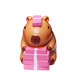 Kapibala's daily blind box second bullet creative cartoon resin cute capybara ornament children's birthday gift 2023-039 pig travel blind box [8 packages, random 1
