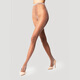 Wolford Shiny25d Shiny Metal Textur Strumpfhosen 17081 Offizielle authentische 9850 Grau/Silber XS