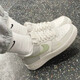Nike (Nike) Frauenschuhe, neue Modesportschuhe für den Sommer, AF1 Air Force Nr. 1 Nicht-Schlupf-bequeme weiße Schuhe, Freizeitschuhe, IB3881-001 Mini-Haken, hell Olive Green 40 40