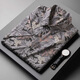 Vogelscheuche Sommer -Herrenhemd Blumen lose große Eis Silk Kurzarm Trendy Fat Man Hemd Männliche fette Mann extra großer halbe Ärmel 9207 Schwarz L