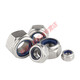Zhongshangguille 304 stainless steel anti-loosening nut hexagonal locking nut Self-locking anti-slip screw cap M3M4M5M6M8M10M12 M14130 pieces