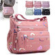 New wallet bag crossbody bag women's bag large capacity lightweight small bag breast bag casual fashion deep pink