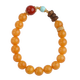 Potala Palace beeswax bracelet for men and women, Nanhong transfer beads, amber bracelet, new Chinese style jewelry, birthday gift for boyfriend