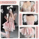 
ROSELEX sexy underwear sm master slave pajamas pure desire white silk thong men suspender stockings hip-packing pure desire pink [dress + T-pants] M size [suitable for 80-100 Jin [Jin equals 0.5 kg]] confidential shipping