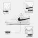 耐克（NIKE）男子运动休闲鞋COURT VISION运动鞋DH2987-101 白黑 42 