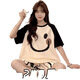 Heyu Summer Pyjamas Frauen kurzärmelige Shorts Großer Größe Süßes Cartoon Loose Ins Schlafsaal Schüler gedrucktem Hausbekleidungsset 695 Jumping Dog [Kurzärärmel-Shorts] M [80-90jin [Jin gleich 0,5 kg]]]