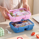 Varelle de table pour enfants bol de nourriture bol bébé 316 en acier inoxydable Nouveau-né le bol d'isolation à eau modèle de licorne amovible