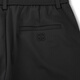 VJC [Gleicher Stil für die Theke] 2025 Frühlings- und Sommer -Neue Herrenbekleidung Klassische Business Fashion Persönlichkeit Casual Hosen B25BP3519 Schwarz S /46