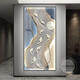 Tiger de trois acres avec des lumières et neuf images de poisson Hall d'entrée peintures décoratives version verticale couloir peintures suspendues simples HJ-6625 moderne 90 * 180 Style de lampe légère blanche froide