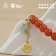 Potala Palace Sichuan Material Southern Red Beeswax Jadeite Multi-circle Bracelet Playing Rosary Beads Bracelet as a birthday gift for your girlfriend in the year of your life