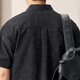 迪欧图潮牌时尚男装衬衣夏季提花休闲短袖t恤男士宽松暗纹迷彩半袖上衣 JWDR-723黑色 M 码/建议体重100-120