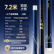 
Hand Ding surpasses lightweight large object rod 28 adjustable hand rod wild fishing light hard carbon platform fishing rod hand rod lightweight comprehensive rod fishing rod 7.2m surpasses [Lightweight large object SF Express]