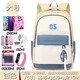 SEPTWOLVES schoolbag female elementary school students from grades 3 to 6, lightweight and reduce the burden on large capacity Forest versatile campus junior high school students backpack trend 6296# blue [large size] gift palette