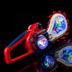 
AIERYOU (AIERYOU) Children's Electric Transparent Gear Glow Saw Cartoon Projection Starry Sky Little Boy Girl Luminous Sword Toy Battery Version Gray Blue - Glitter Dinosaur Knife 9928A+3