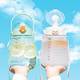 
Shantou Lincun Water Cup Women's Large Capacity Summer Style Straw Cup High Temperature Resistant Big Belly Cup Special Water Kettle Plastic Cup ZKBHSL-12159 Transparent 400ml-Strip Style